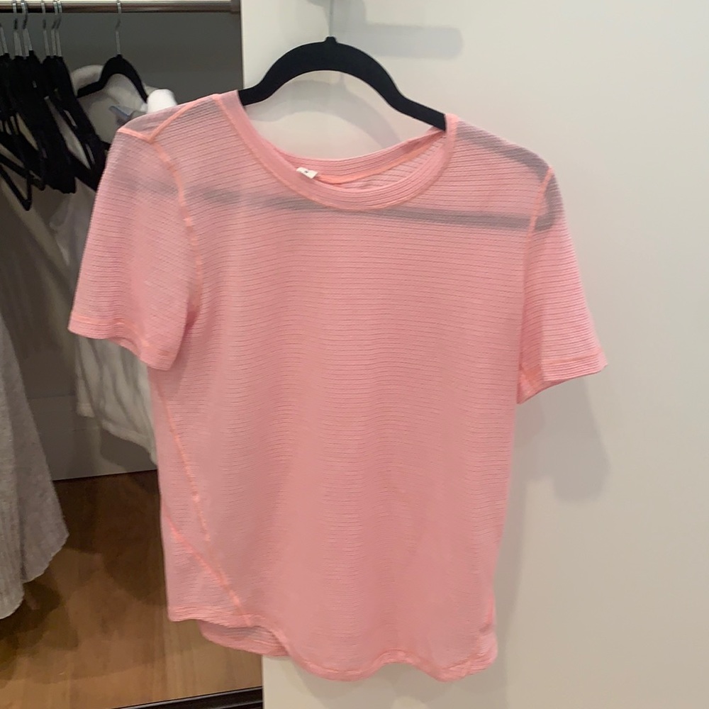 Pink Lululemon Workout Top, Size 4